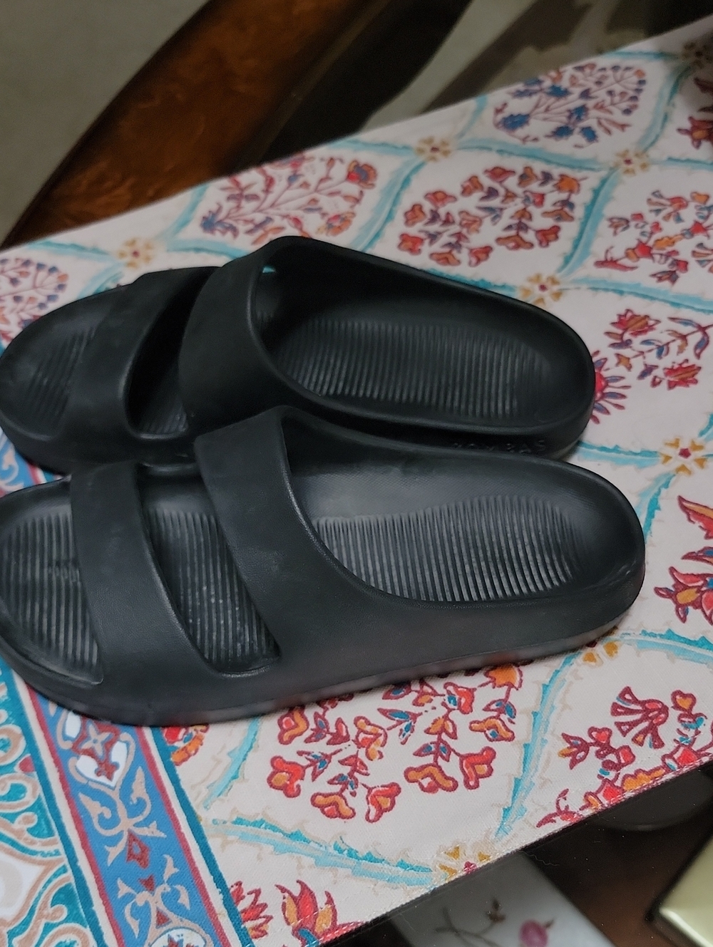 Bombas Women's Black Slide Sandals Size 6
